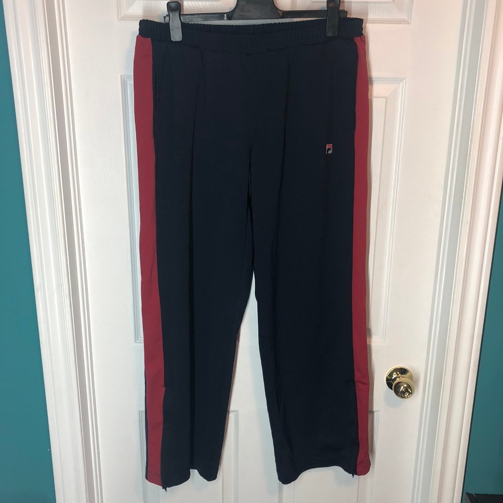 Vintage Navy Blue Fila Track Pants